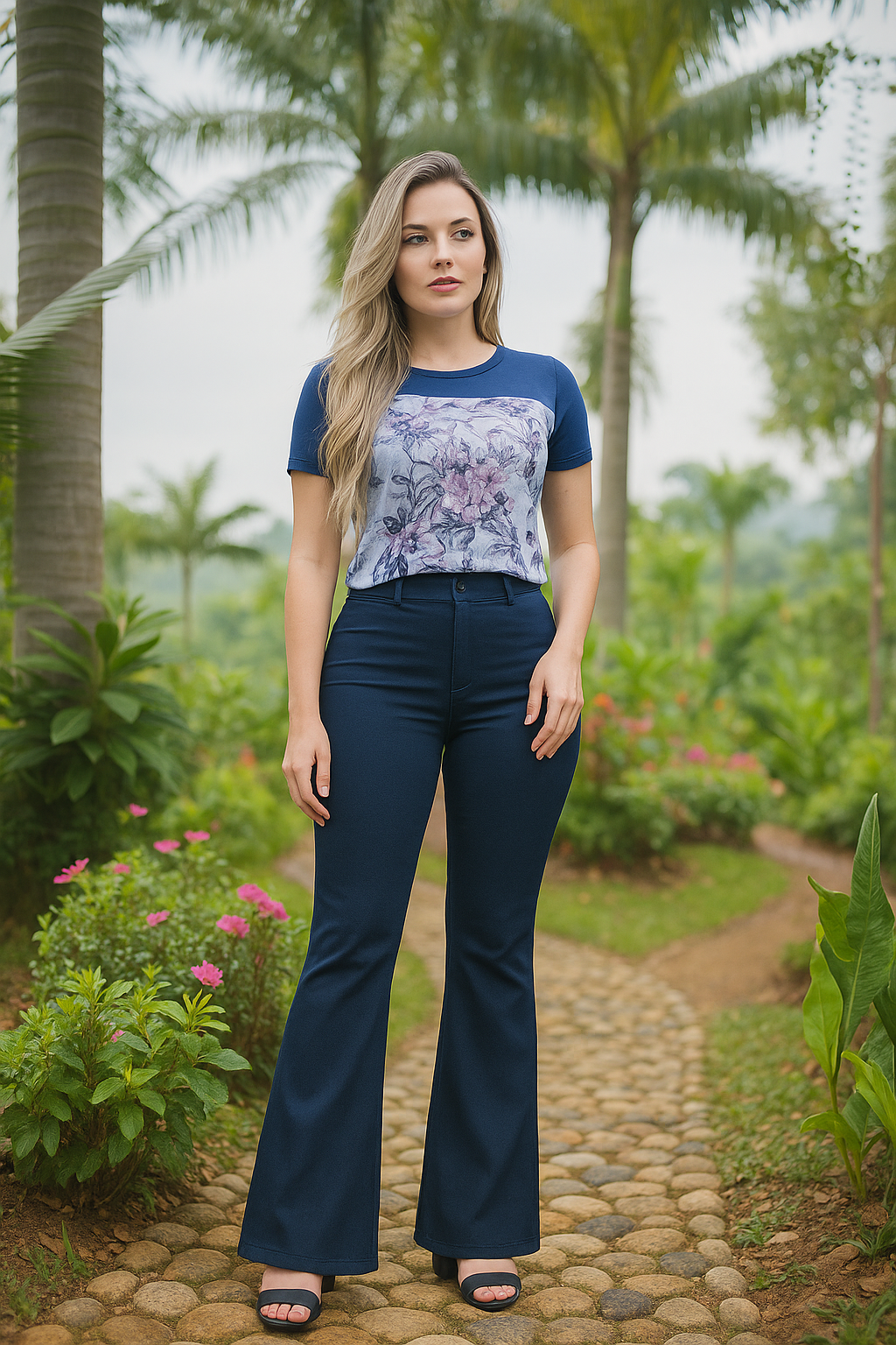 Calça Flare Feminina REF 26